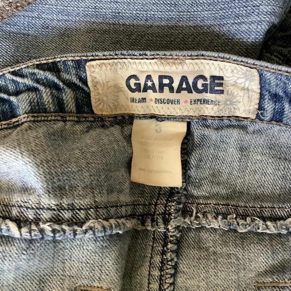 GARAGE Denim Mini Skirt EUC - Picture 3 of 3